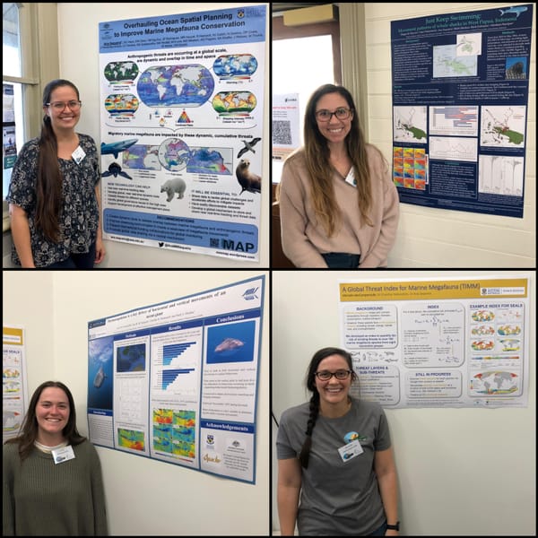 Sequeira Lab students present at a Research Symposium