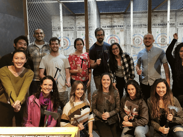 The Sequeira Lab threw some axes (at inanimate objects)