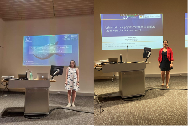 Lucy and Hannah presented their PhD Completion Seminars!