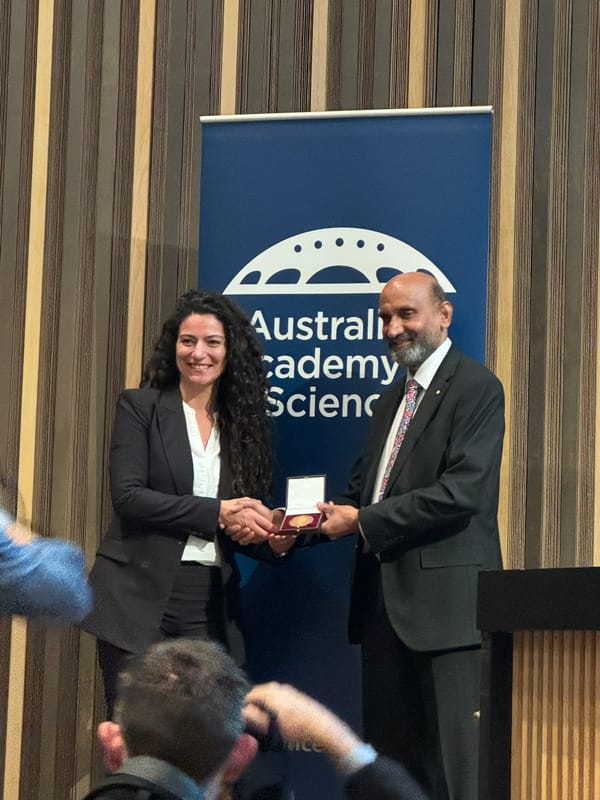 Ana attends the Science at the Shine Dome 2024 & receives the prestigious Fenner Medal 2024