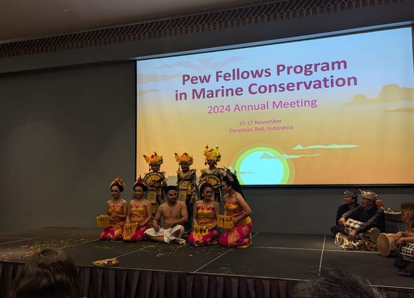 Ana attends the 2024 Pew Marine Fellows annual meeting in Bali, Indonesia