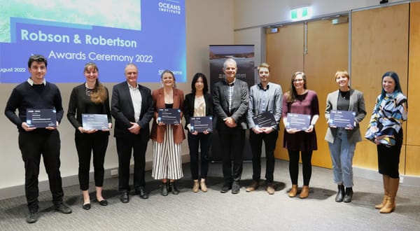 Congratulations to Michelle for receiving the Robson & Robertson Award!